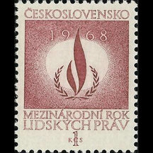 Czechoslovakia Stamp 1968 - Year of Human Rights