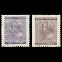 Series of stamps Protectorate of Bohemia and Moravia 1941 - Antonín Dvořák