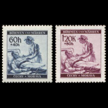 Series of stamps Protectorate of Bohemia and Moravia 1941 - Red Cross
