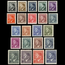Series of stamps Protectorate of Bohemia and Moravia 1942 - Adolf Hitler