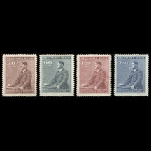 Series of Stamps Protectorate of Bohemia and Moravia 1942 - Birthday of A. Hitler