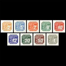 Series of stamps Protectorate of Bohemia and Moravia 1943 - Newspaper