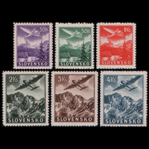 Series of Stamps Slovakia 1939 - Airmail