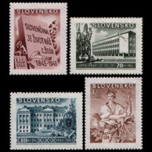 Series of Stamps Slovakia 1943 - Cultural