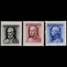 Series of Stamps Slovakia 1943 - Portraits