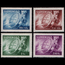 Series of Stamps Slovakia 1944 - Before the Fire Dragon