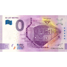 0 Euro Souvenir 2024 - 50 years of the metro