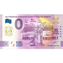 0 Euro Souvenir 2025 - 100th Anniversary of the European Ice Hockey Championships in the territory of the Slovak Republic