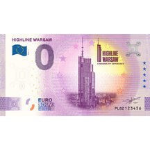 0 Euro Souvenir Poland 2025 - Highline Warsaw