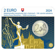 2 € Slovakia 2024 - Košice Marathon - coincard