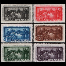 Series of Stamps SR 1942 - Slovak Learned Society