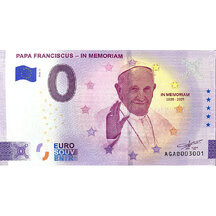 0 Euro Souvenir Argentina 2025 - Pope Francis - In Memoriam
