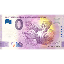 0 Euro Souvenir Czech Republic 2021 - 30th Anniversary of the V4 - Anniversary