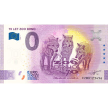 0 Euro Souvenir Czech Republic 2023 - 70 years of Brno Zoo