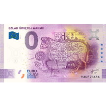 0 Euro Souvenir Poland 2025 - SZLAK ŚWIĘTEJ WARMII