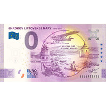 0 Euro Souvenir Slovakia 2025 - 50 years of Liptovská Mara