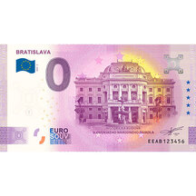 0 Euro Souvenir Slovakia 2025 - Bratislava - Theatre