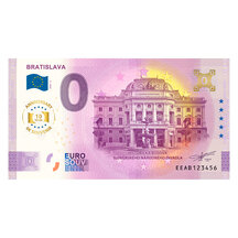 0 Euro Souvenir Slovakia 2025 - Bratislava - Theatre - Anniversary