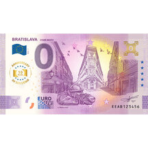 0 Euro Souvenir Slovakia 2025 - Bratislava Old Town Anniversary