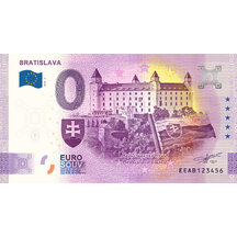 0 Euro Souvenir Slovakia 2026 - Bratislava - Castle with symbols