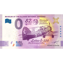 0 Euro Souvenir Slovakia 2026 - SNP Museum - 82nd Anniversary/Letov Š-328 Gold