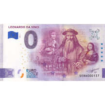 0 Euro Souvenir Italy 2026 - Leonardo da Vinci