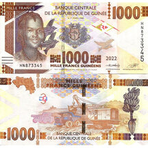 1000 Francs 2022 Guinea
