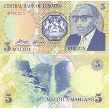 5 Maloti 1990 Lesotho