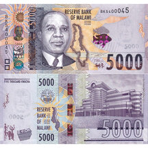 5000 Kwacha 2024 Malawi