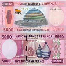 5000 Francs 2024 Rwanda