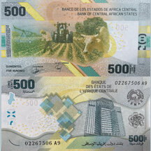 500 Francs 2020 Central African States