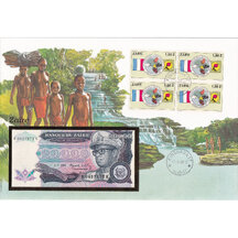 Banknote cover Zaire 1991