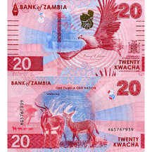 20 Kwacha 2024 Zambia