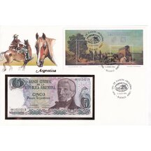 Banknote cover Argentina 1984