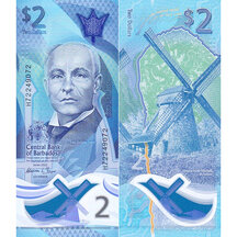 2 Dollars 2022 Barbados