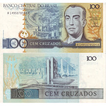 100 Cruzados 1986 Brazil