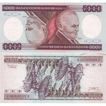 5000 Cruzeiros 1985 Brazil