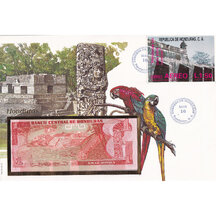 Banknote envelope Honduras 1989
