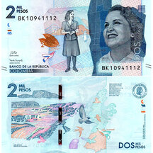 2000 Pesos 2021 Colombia