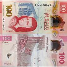 100 Pesos 2022 Mexico