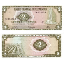 2 Córdobas 1972 Nicaragua
