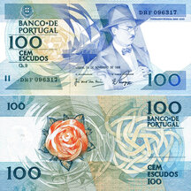 100 Escudos 1988 Portugal