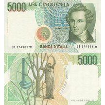 5000 Lire 1985 Italy