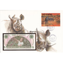 Banknote cover Uganda 1982