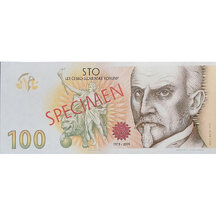 100 Korunas 2019 Czech Republic - Alois Rašín - Specimen (unissued design)
