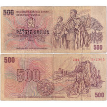 500 Korunas 1973 Czechoslovakia - series Z