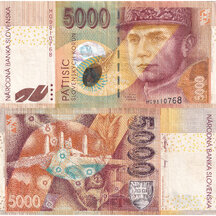 5000 Koruna 1999 Slovak Republic - series H