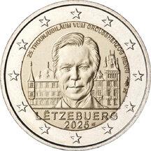 2 EURO Luxembourg 2025 - 25th Anniversary of Henry's Ascension to the Throne