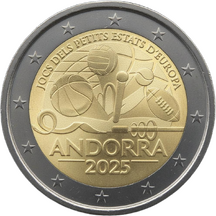 2 EURO Andorra 2025 - Games of the Small States of Europe - Proof