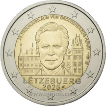 2 EURO Luxembourg 2025 - 25th Anniversary of Henry's Ascension to the Throne